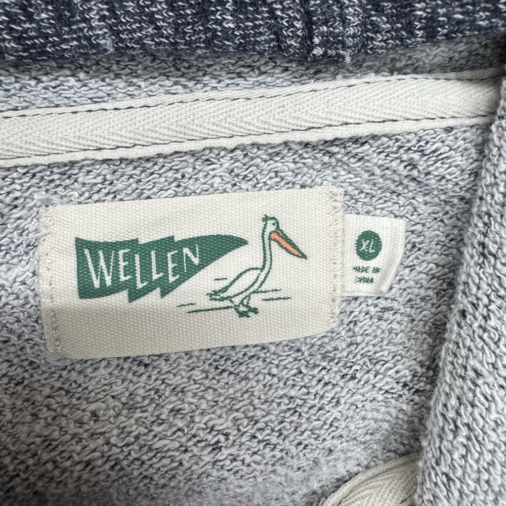 Wellen Hemp Organic Cotton Full Zip Jacket Men's Sz XL Beach Coastal - Picture 5 of 8
